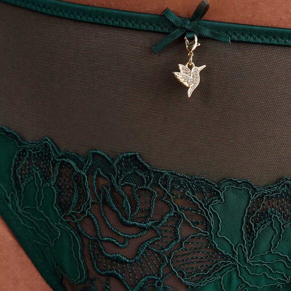 Panties with Hummingbird Gold Charm From Jennifer Lopez’s Intimates Collection - Picture 5 of 14